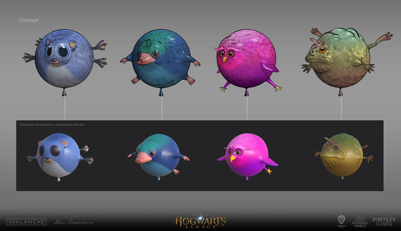 Zonko's Balloons Art from Hogwarts Legacy