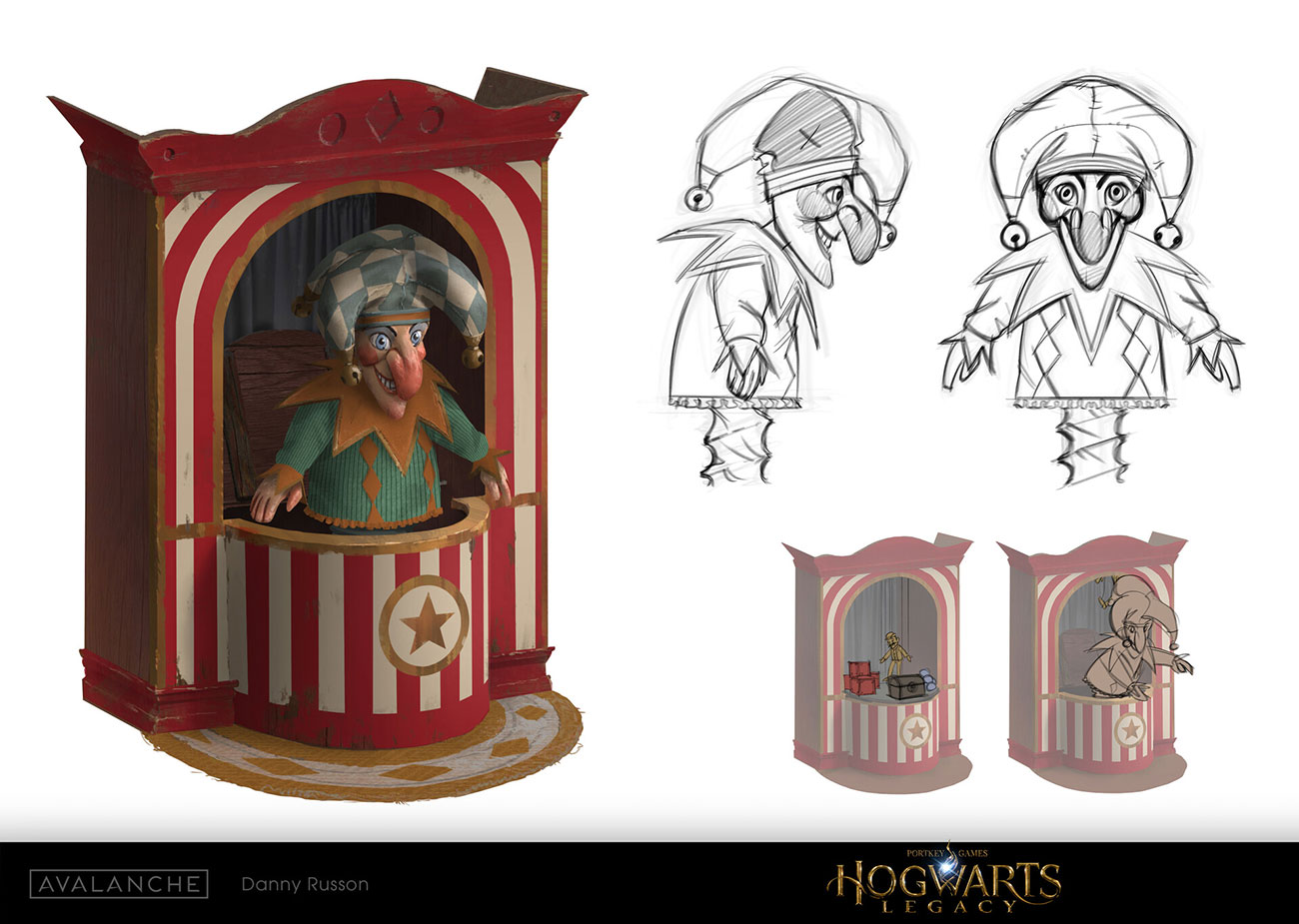 Zonko's Jack-in-the-Box Art from Hogwarts Legacy