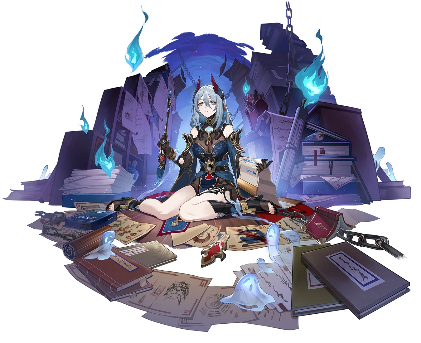 Hanya Splash Art from Honkai: Star Rail