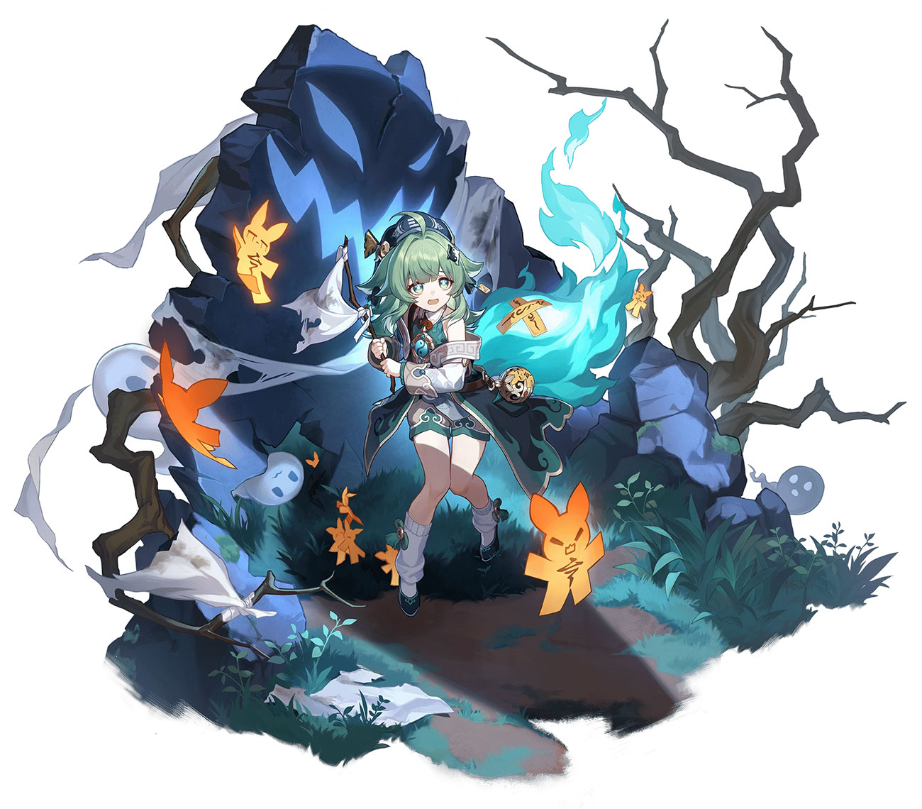 Huohuo Splash Art from Honkai: Star Rail