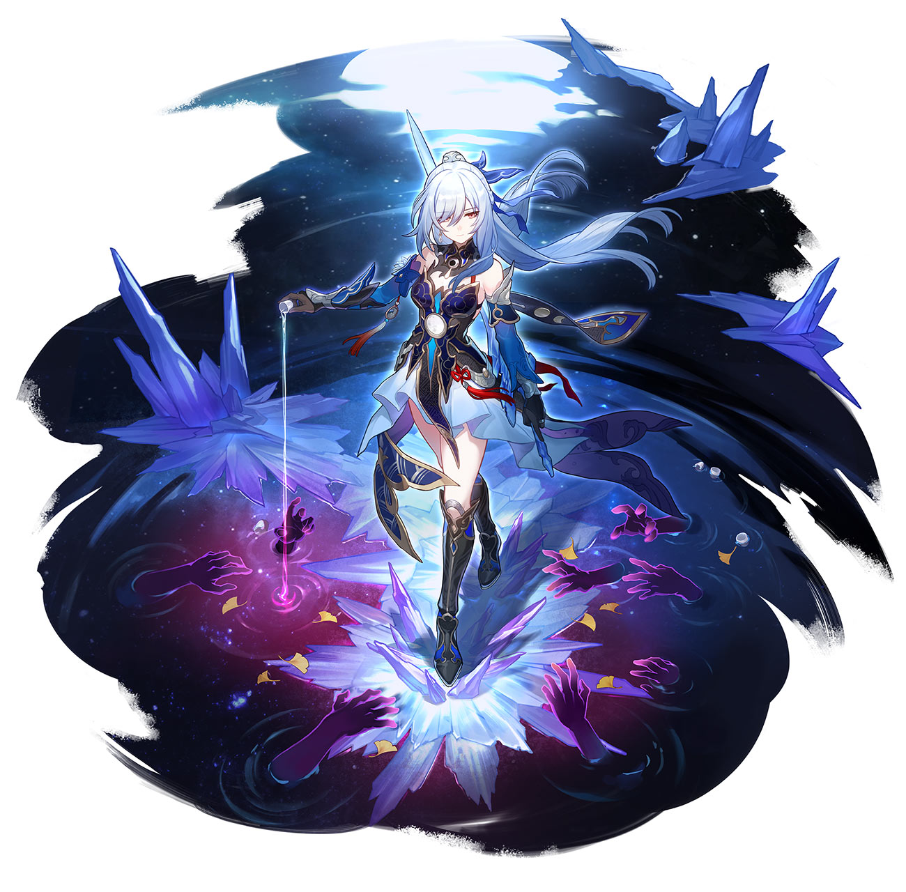 Jingliu Splash Art from Honkai: Star Rail