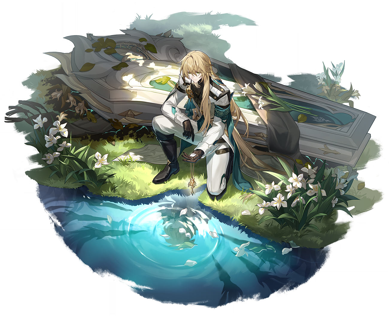 Luocha Splash Art from Honkai: Star Rail