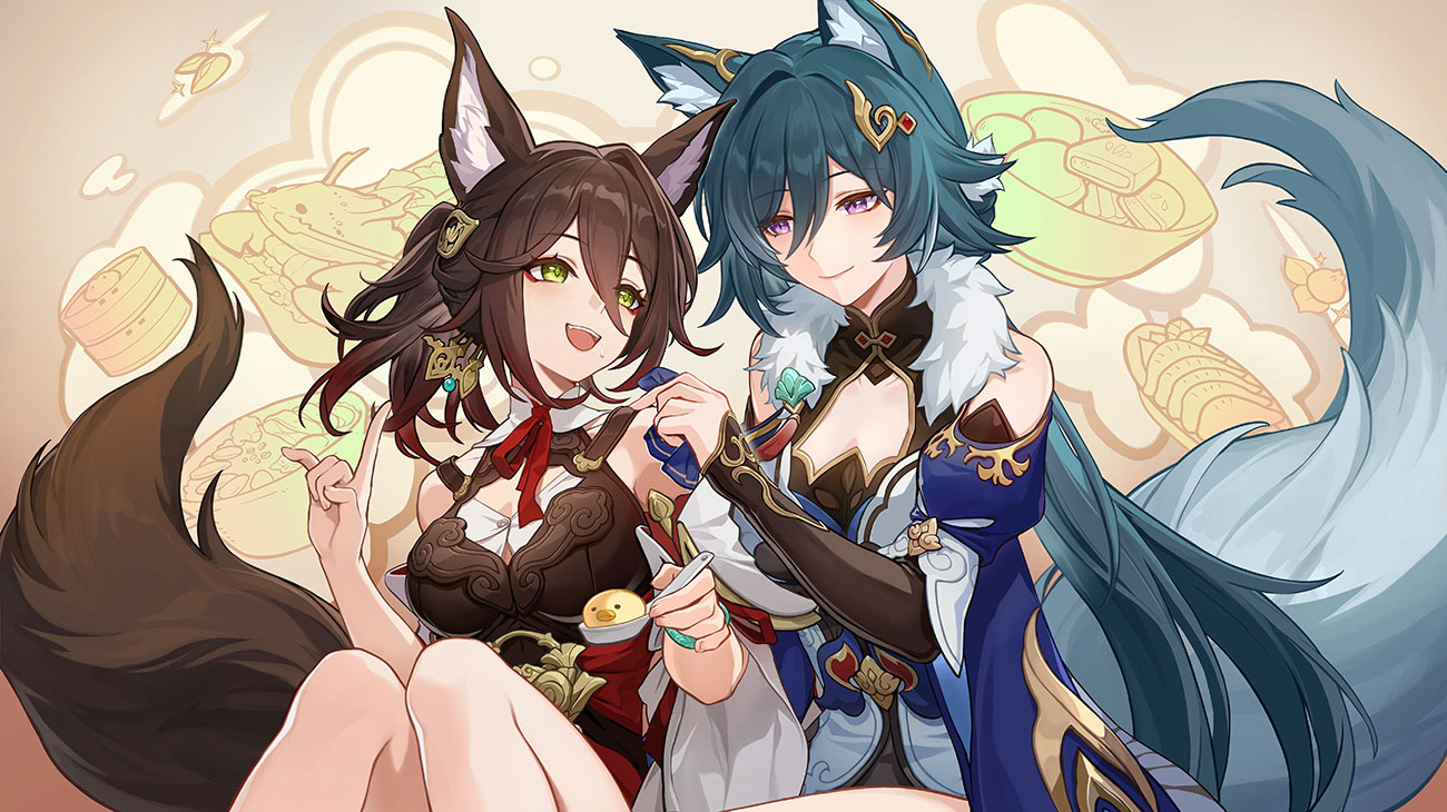 Pre-Registration Tingyun and Yukong Art from Honkai: Star Rail