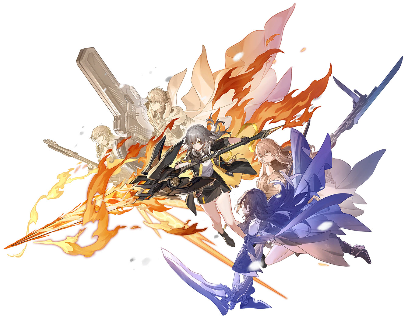 Trailblazer Female Preservation Path Artwork from Honkai: Star Rail