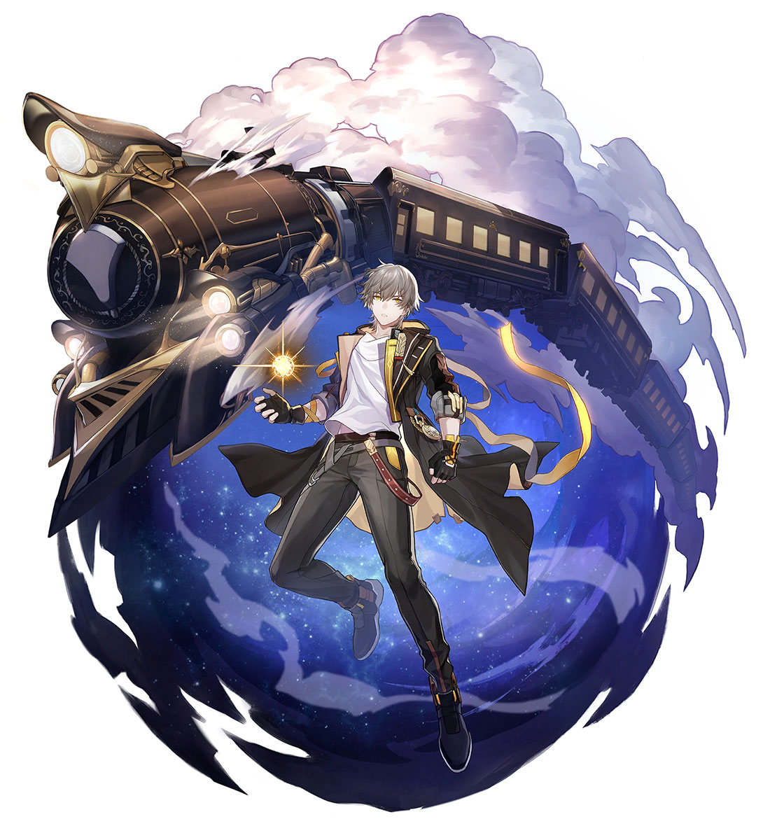 Trailblazer Male Destruction Path Artwork from Honkai: Star Rail