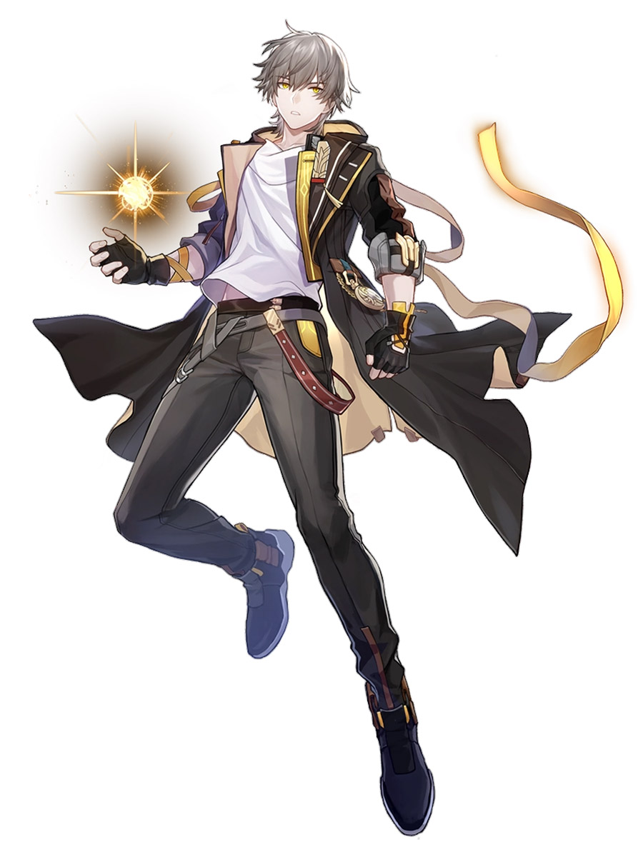 Trailblazer Male Destruction Path Art from Honkai: Star Rail