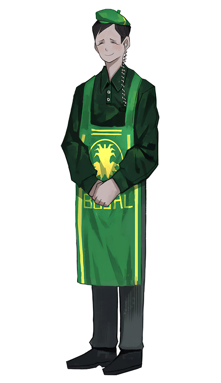 Bodhisattva Chicken's Manager Art from Limbus Company