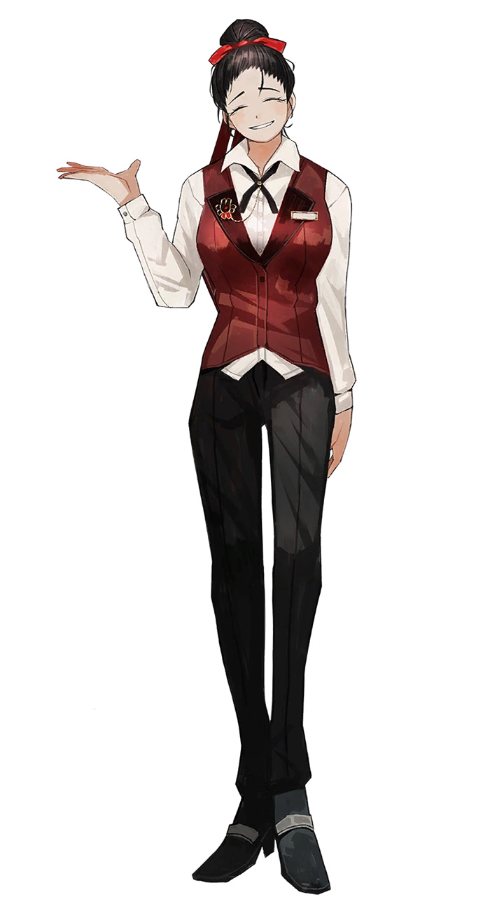 Saude (Croupier Disguise) Art from Limbus Company