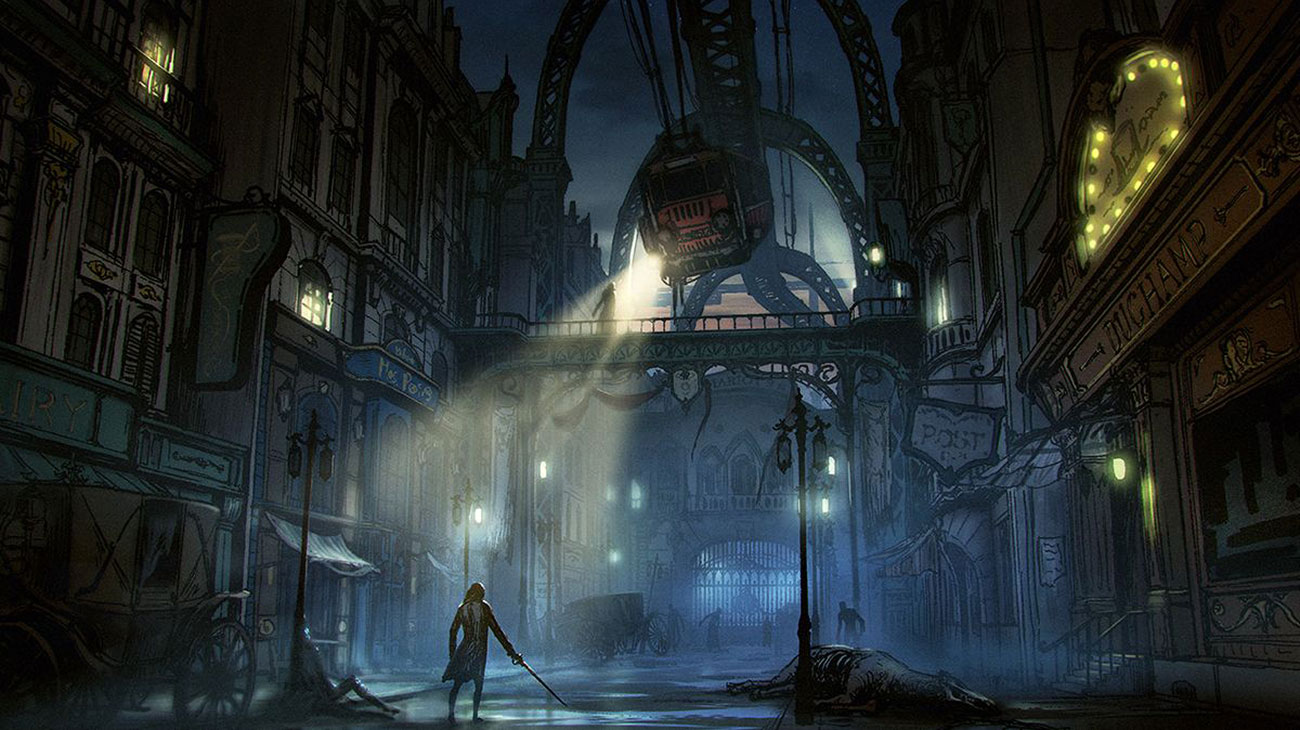 Krat Street Concept Art from Lies of P