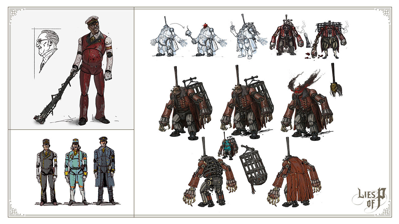 Parade Master Concept Art from Lies of P