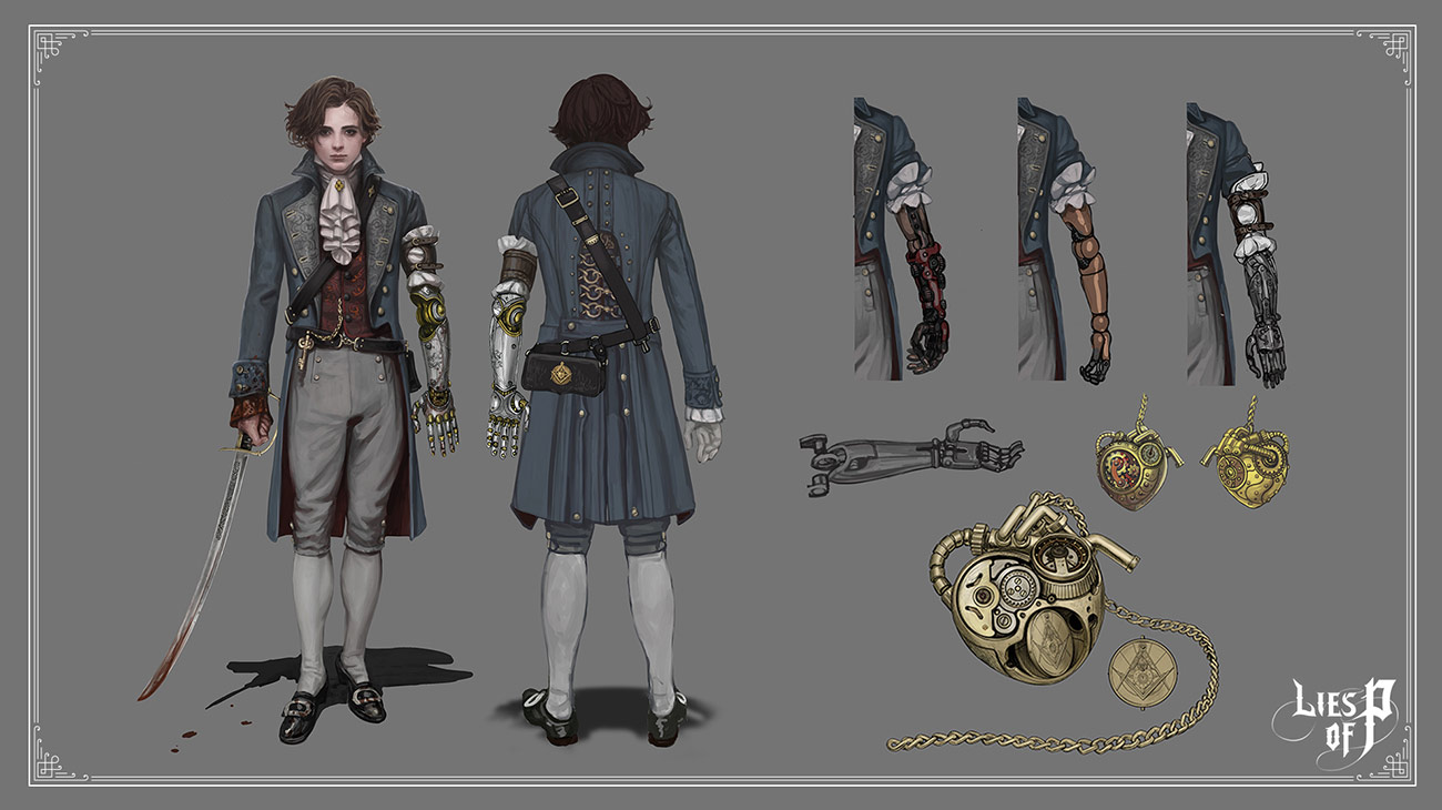 Pinocchio Concept Art from Lies of P