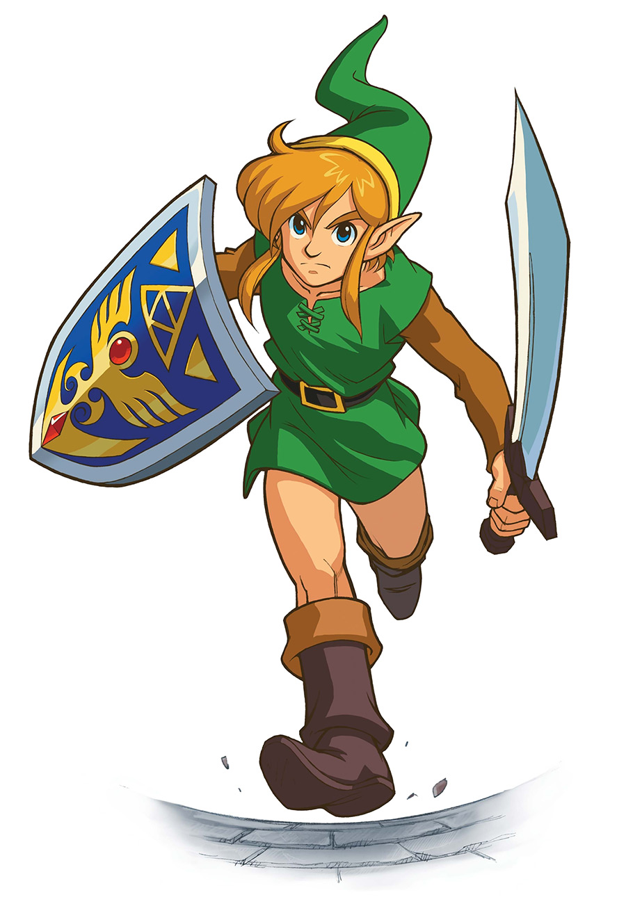Link Charging Forward (GBA) Art from The Legend of Zelda: A Link to the Past