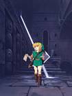 Link Exploring a Dungeon