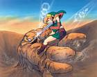 Link Fighting a Geldman