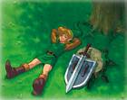 Link Resting Under a Tree (GBA)