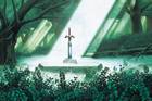 Master Sword in the Lost Woods