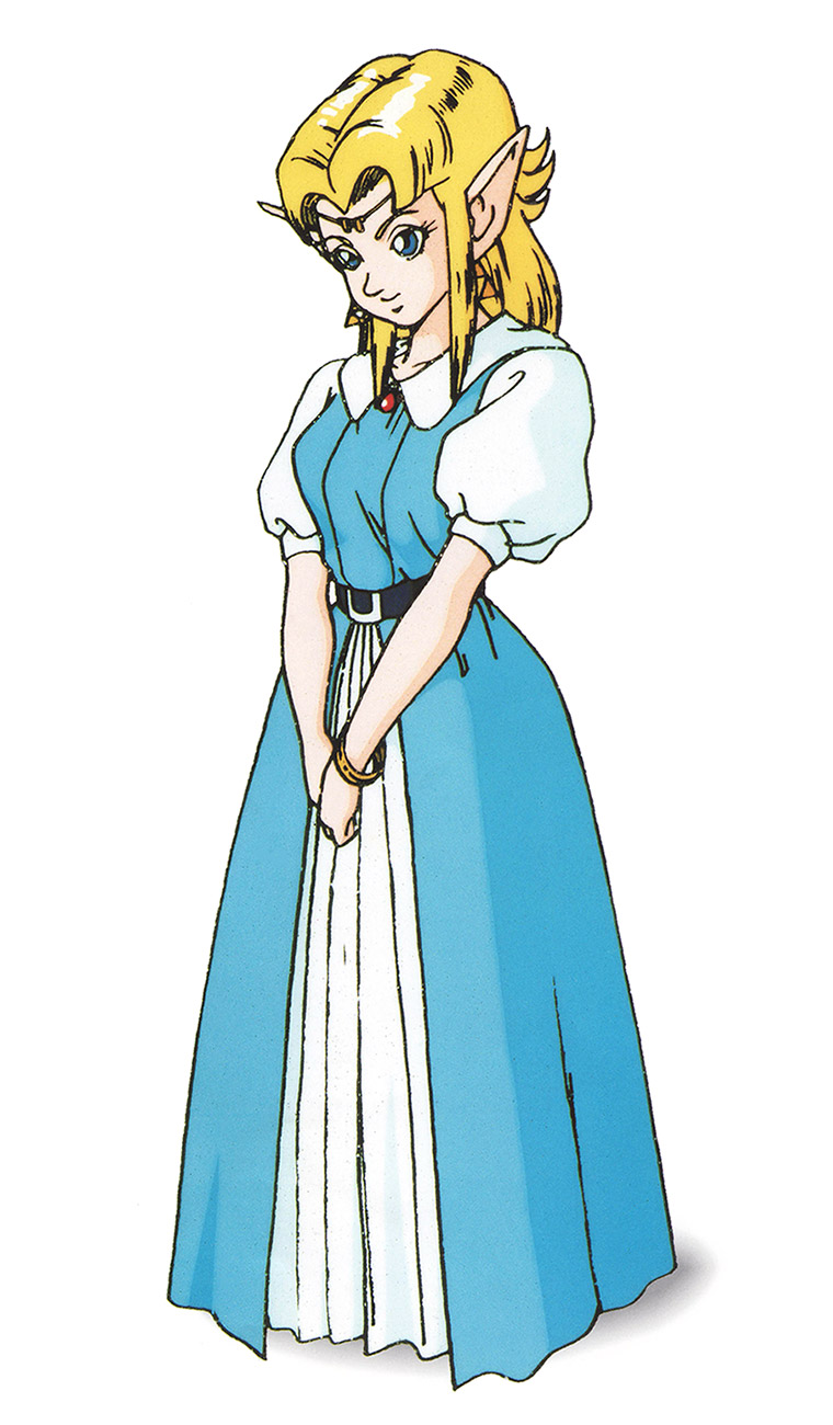 Princess Zelda Art from The Legend of Zelda: A Link to the Past