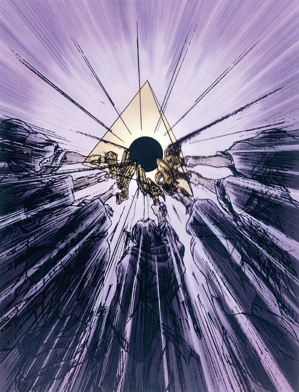 Seven Sages Sealing Ganon Art from The Legend of Zelda: A Link to the Past