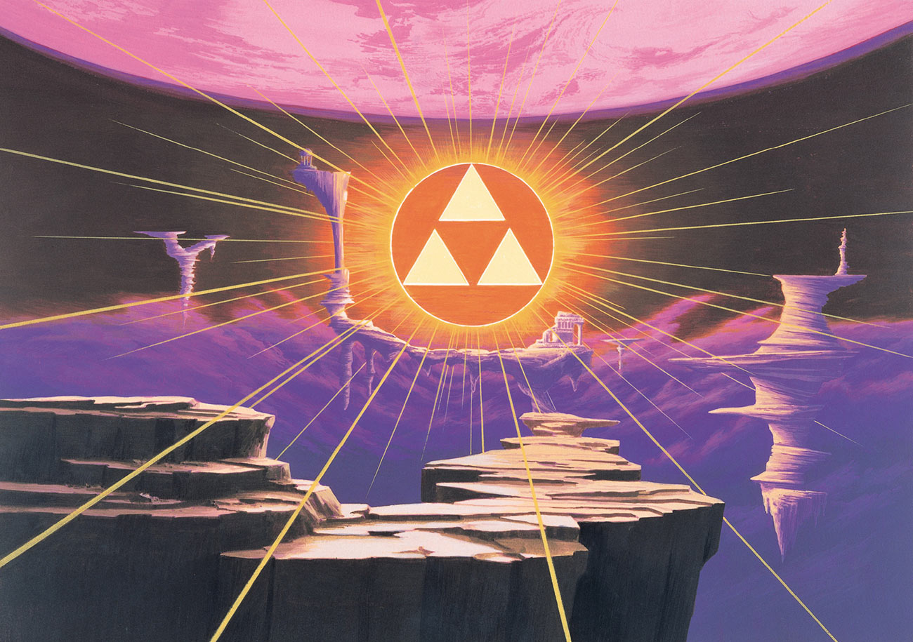 The Sacred Realm Art from The Legend of Zelda: A Link to the Past