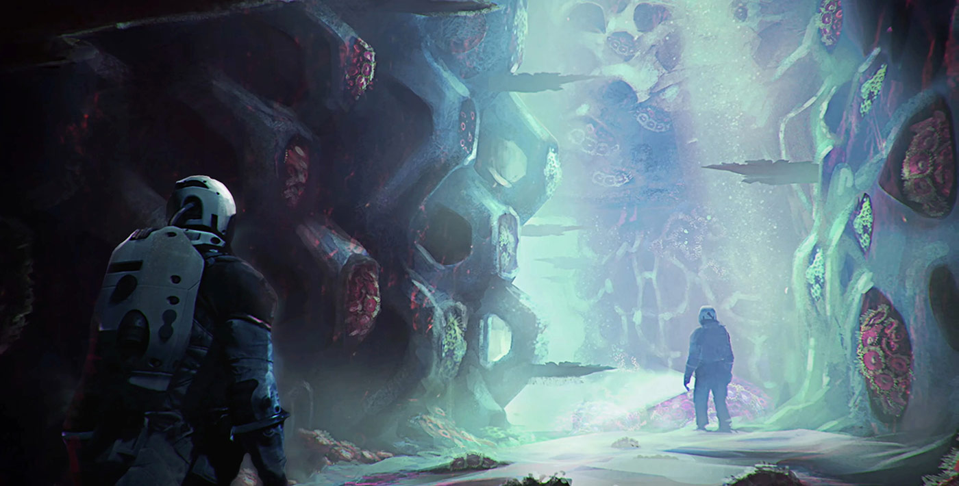 Aquatic Environment Concept Art from Starfield