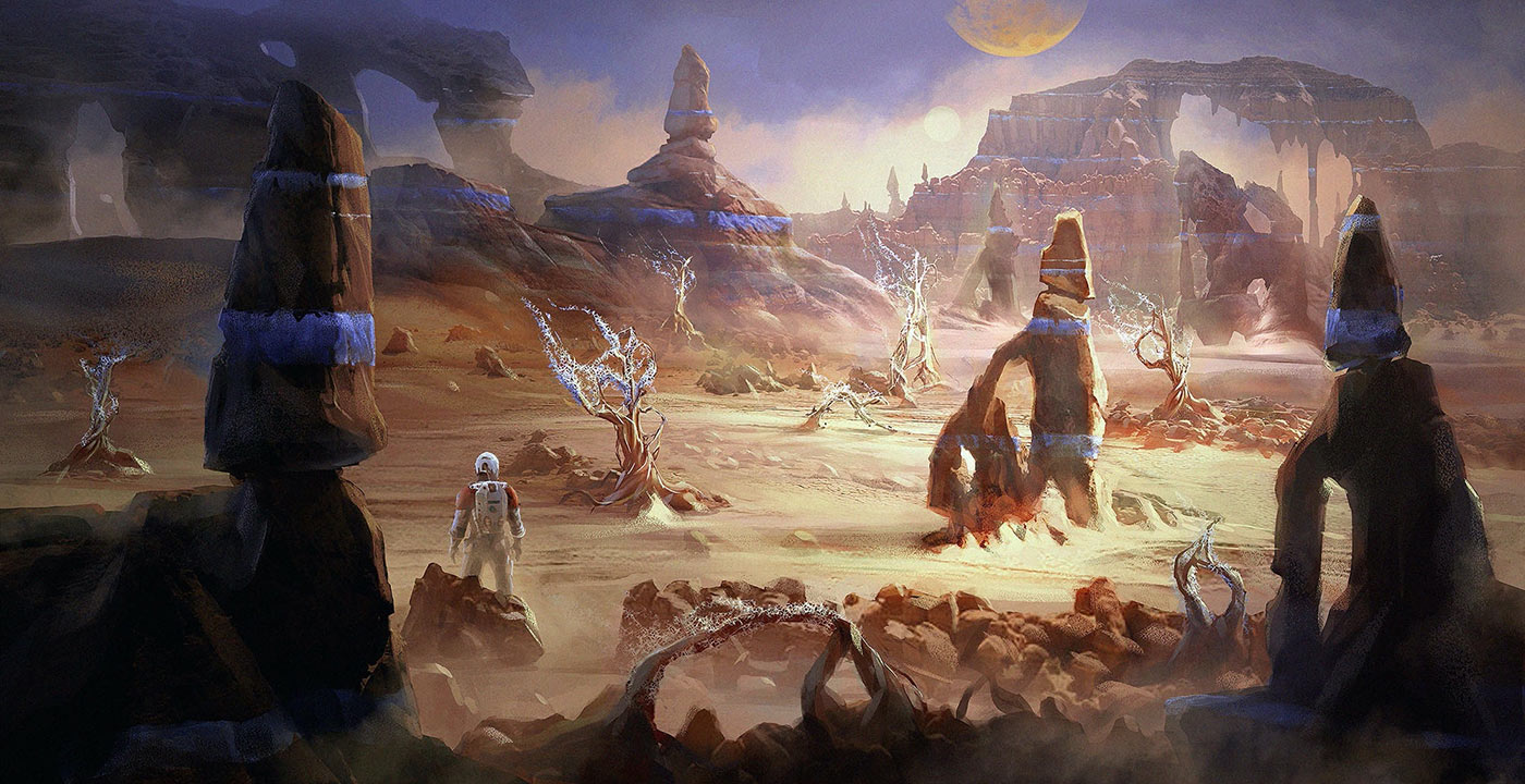 Arid Planet Concept Artwork from Starfield
