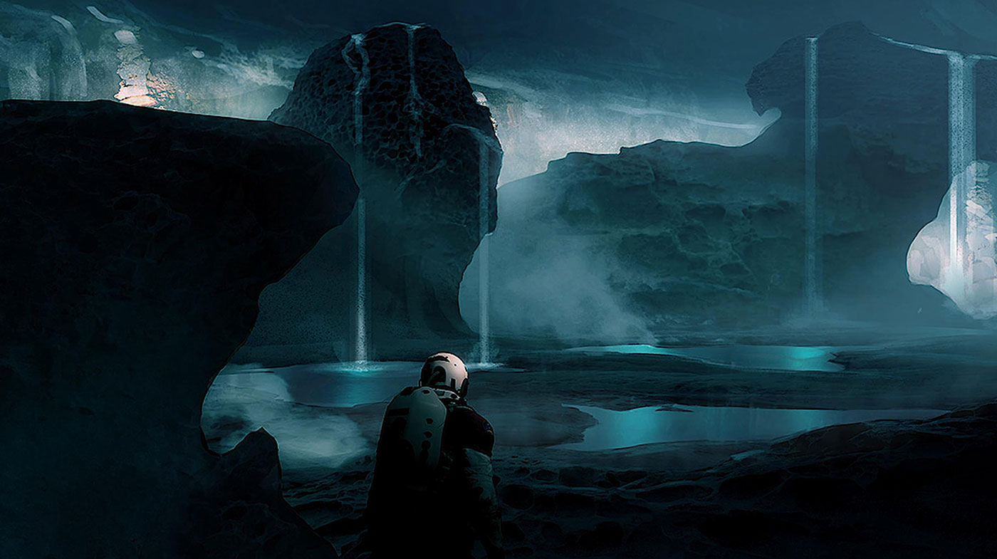 Glacial Cave Artwork from Starfield