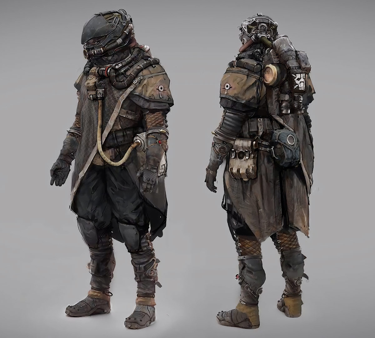 Heavy Crimson Fleet Armor Art from Starfield