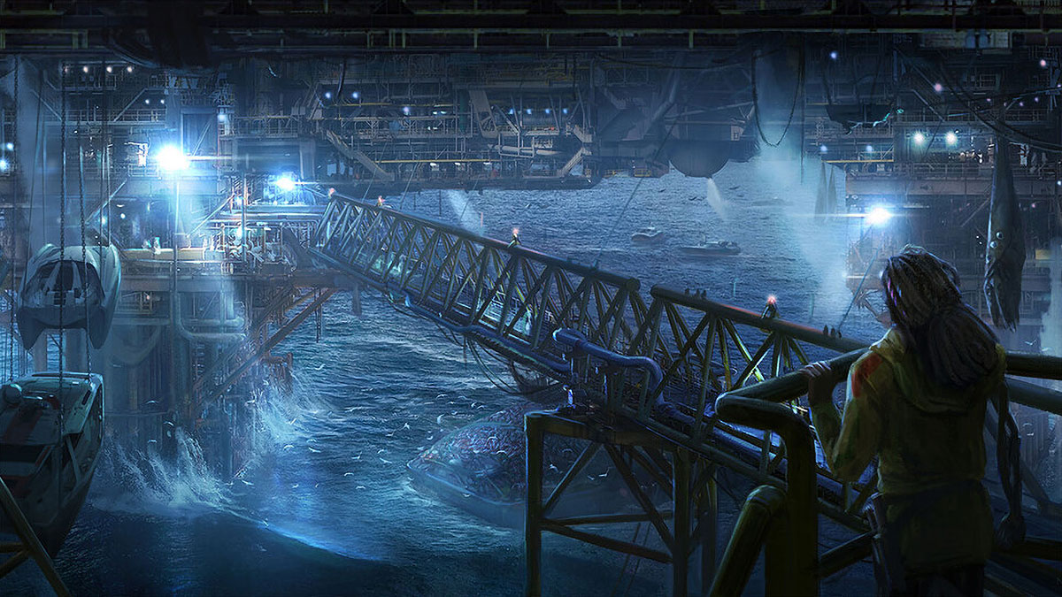 Neon Underside Art from Starfield