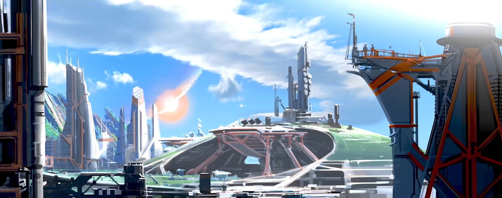 New Atlantis Cityscape Art from Starfield
