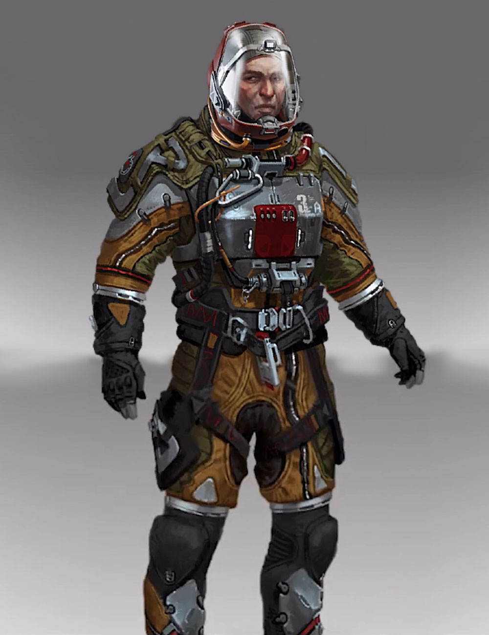 Spacer Armor Art from Starfield