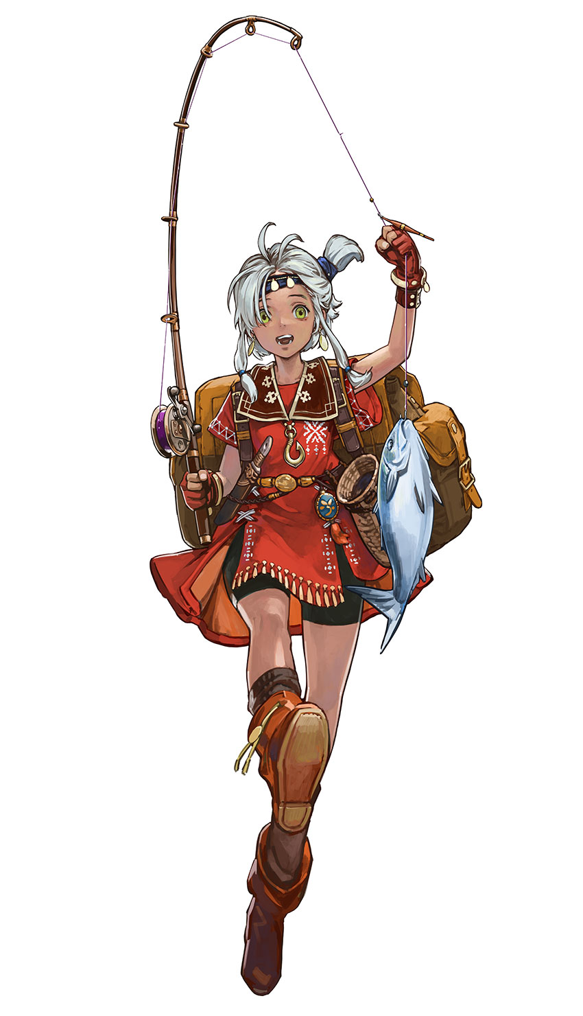 Reel, the Fish Collector Art from Star Ocean: The Second Story R
