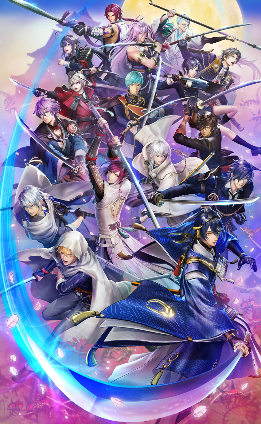 Vertical Key Art from Touken Ranbu Warriors