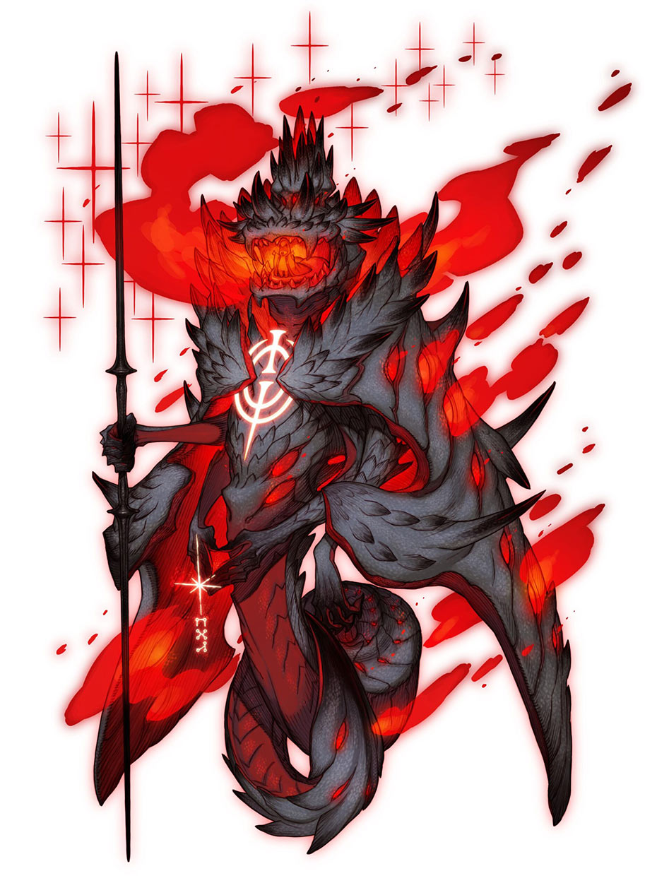 Flame Primal Art from Voice of Cards: The Beasts of Burden