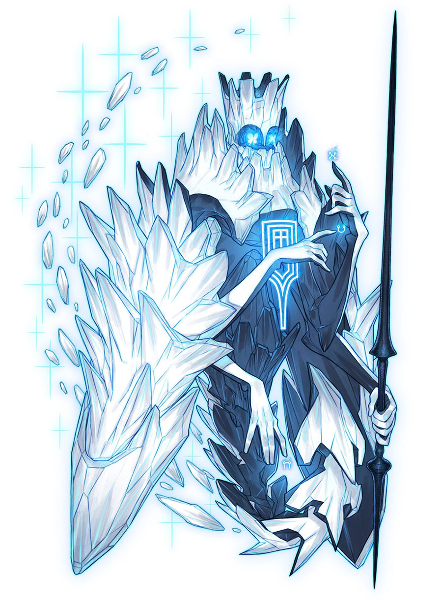 Frost Primal Art from Voice of Cards: The Beasts of Burden