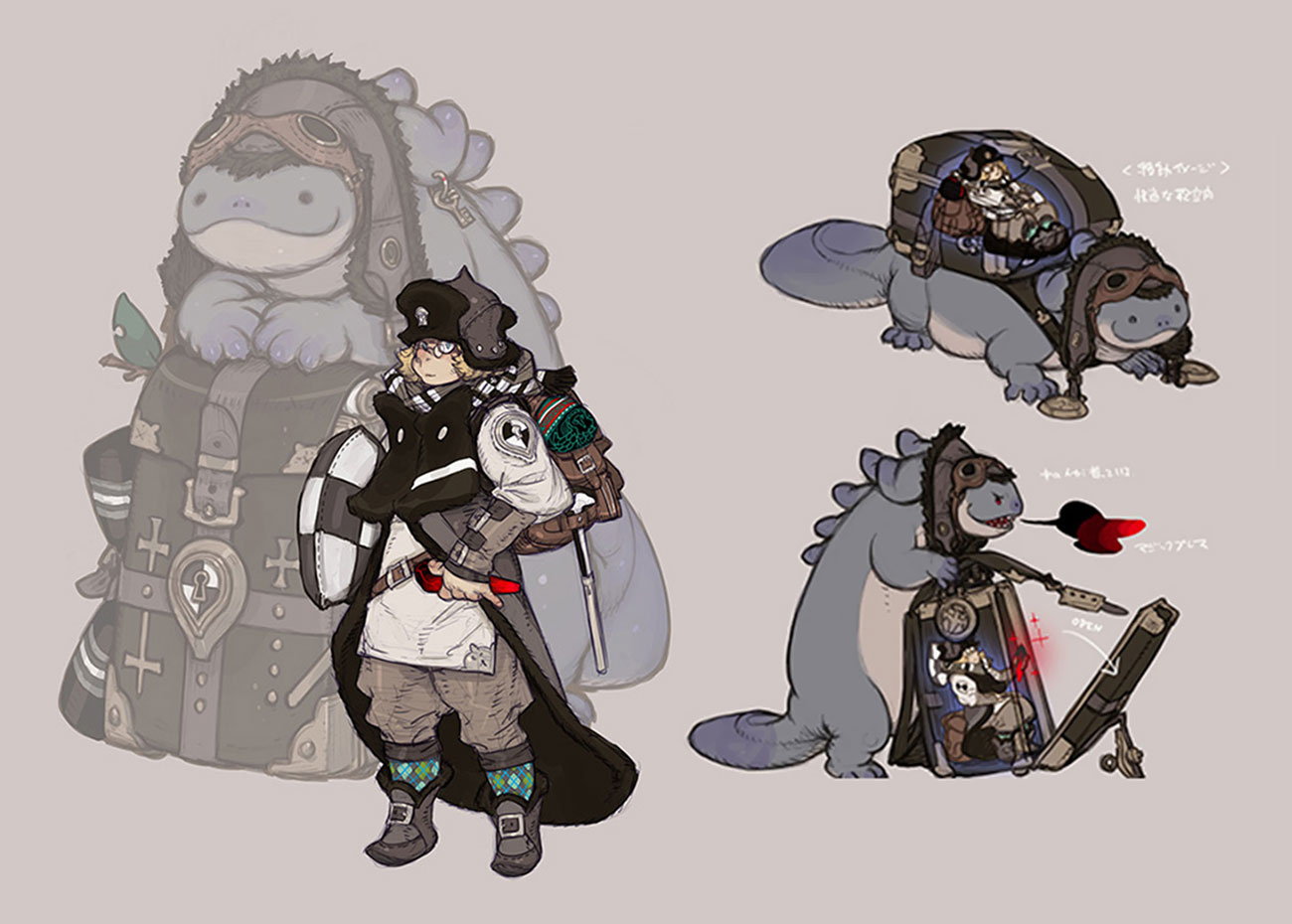 Pet Shop Owner Art from Voice of Cards: The Beasts of Burden