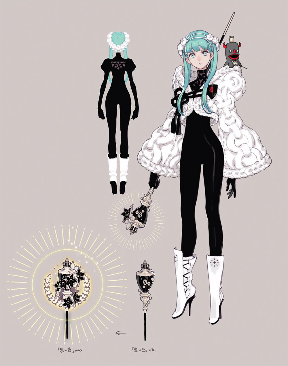 Laty Concept Art from Voice of Cards: The Forsaken Maiden