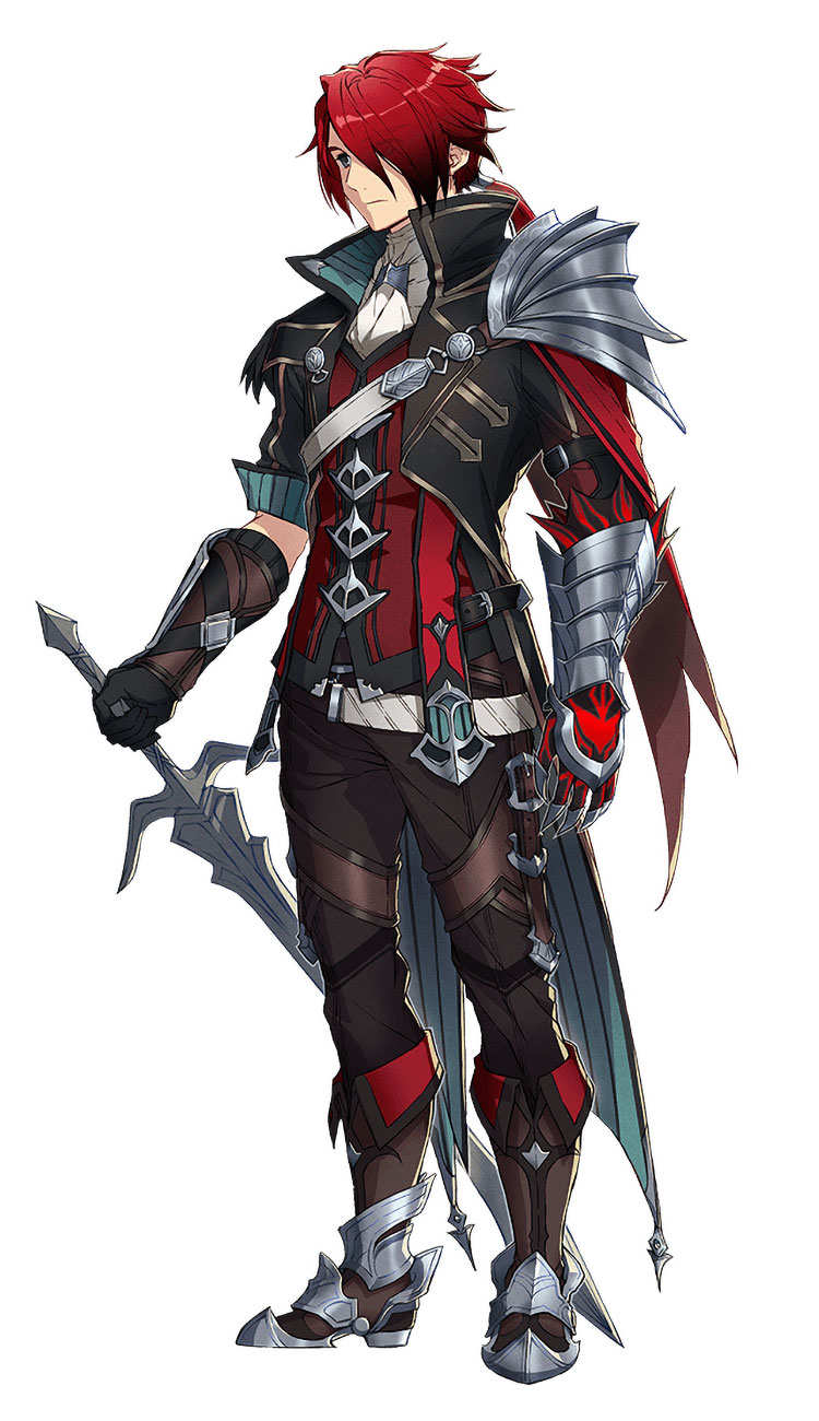 Adol (Crimson King) Art from Ys IX: Monstrum Nox