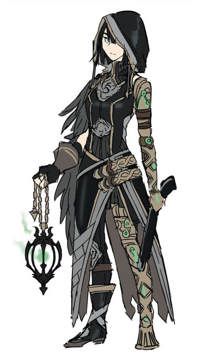 Aprilis Concept Art from Ys IX: Monstrum Nox
