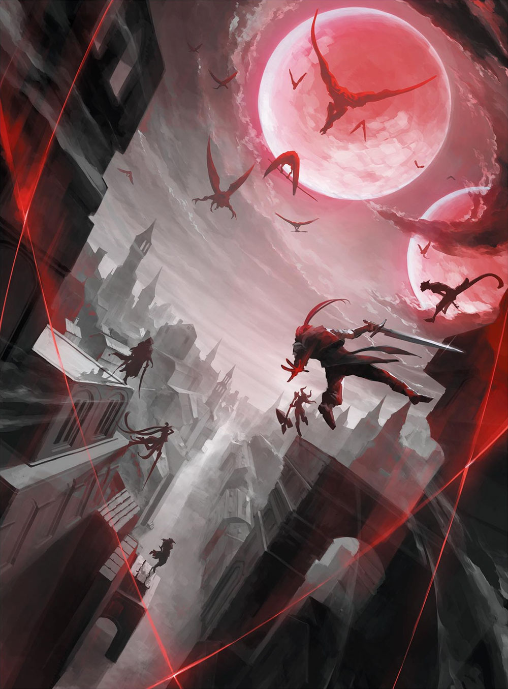 Grimwald Nox Artwork from Ys IX: Monstrum Nox