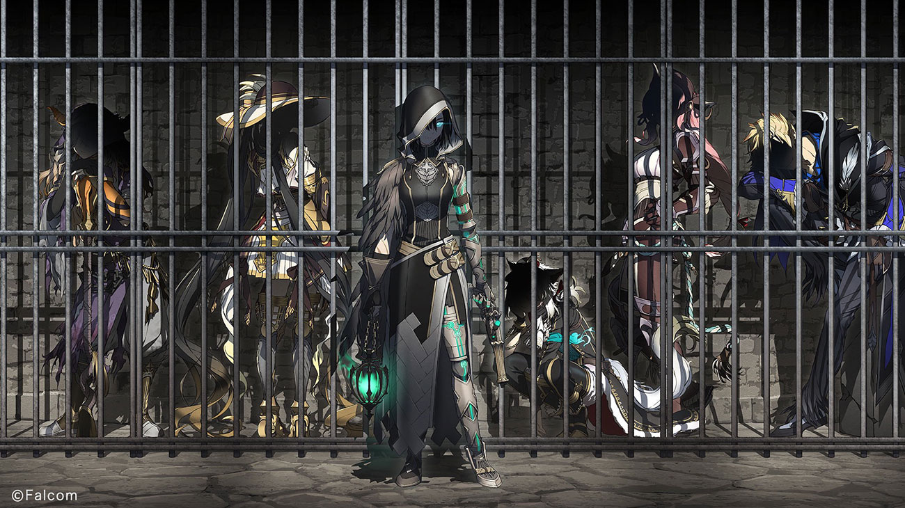 Monstrums in Prison Art from Ys IX: Monstrum Nox
