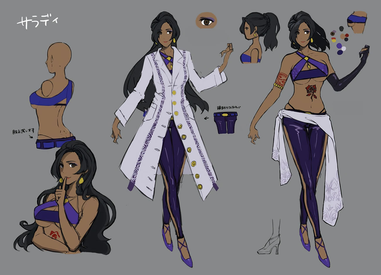 Saradhi Concept Art from Ys IX: Monstrum Nox