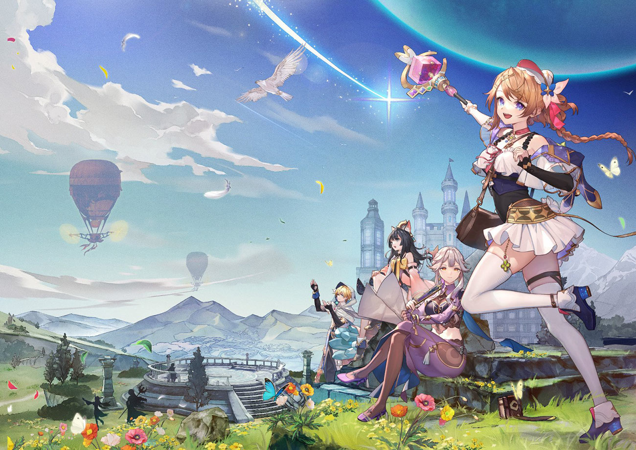 Key Art from Atelier Resleriana: Forgotten Alchemy and the Polar Night Liberator