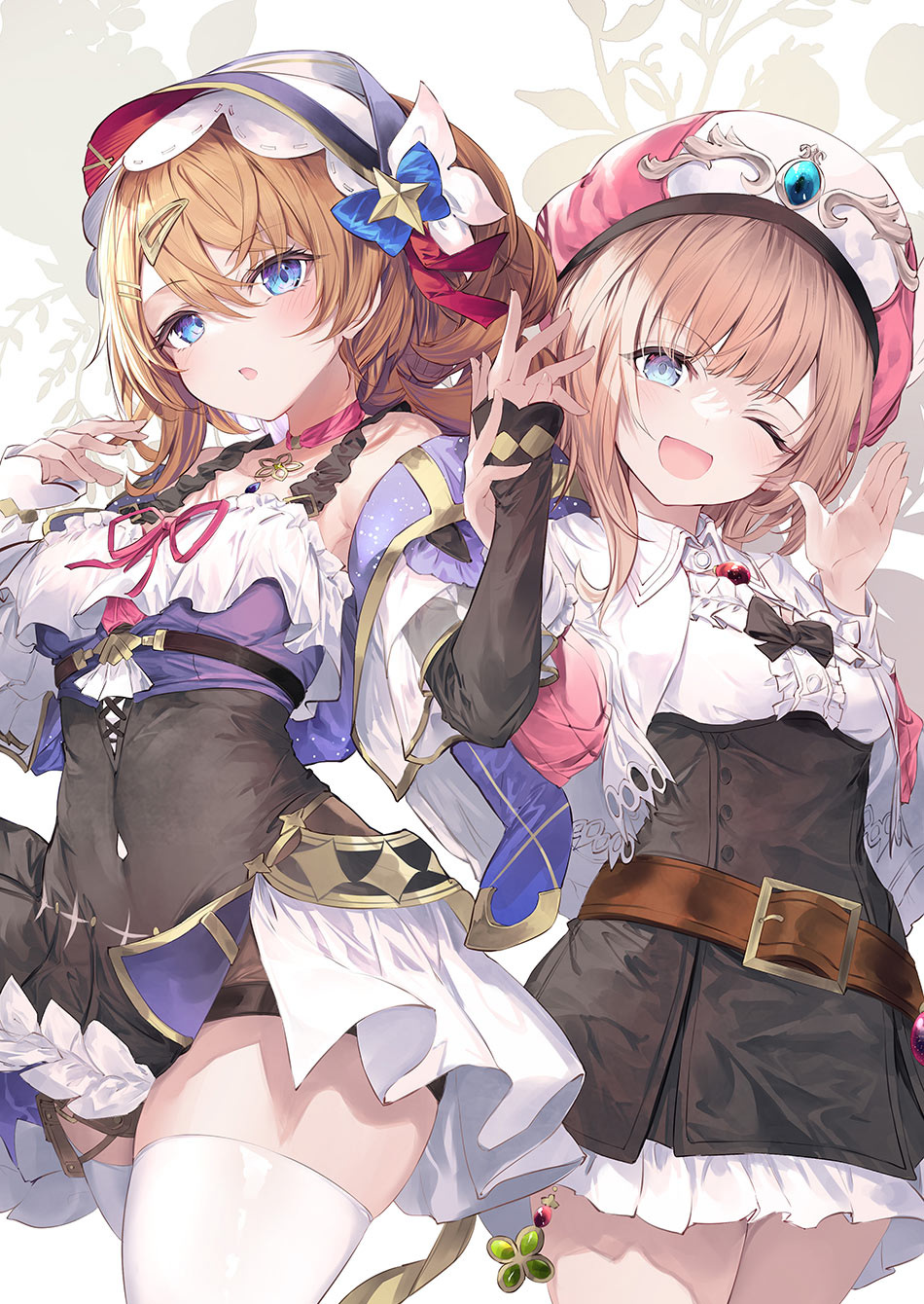 Resna and Rorona Art from Atelier Resleriana: Forgotten Alchemy and the Polar Night Liberator