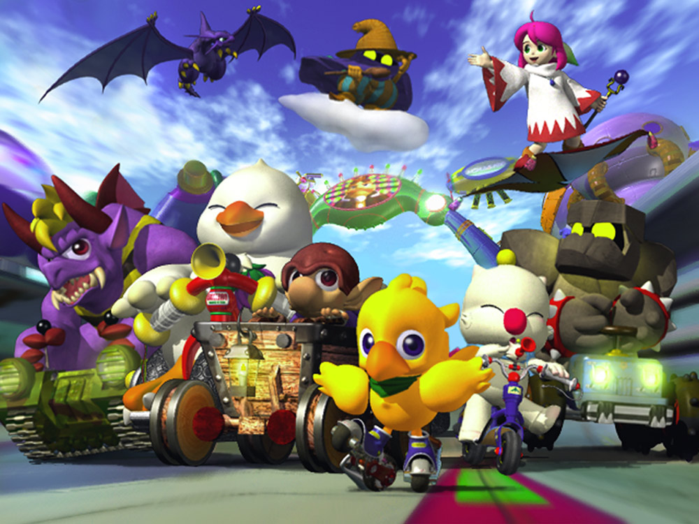 Characters Group Artwork from Chocobo Racing