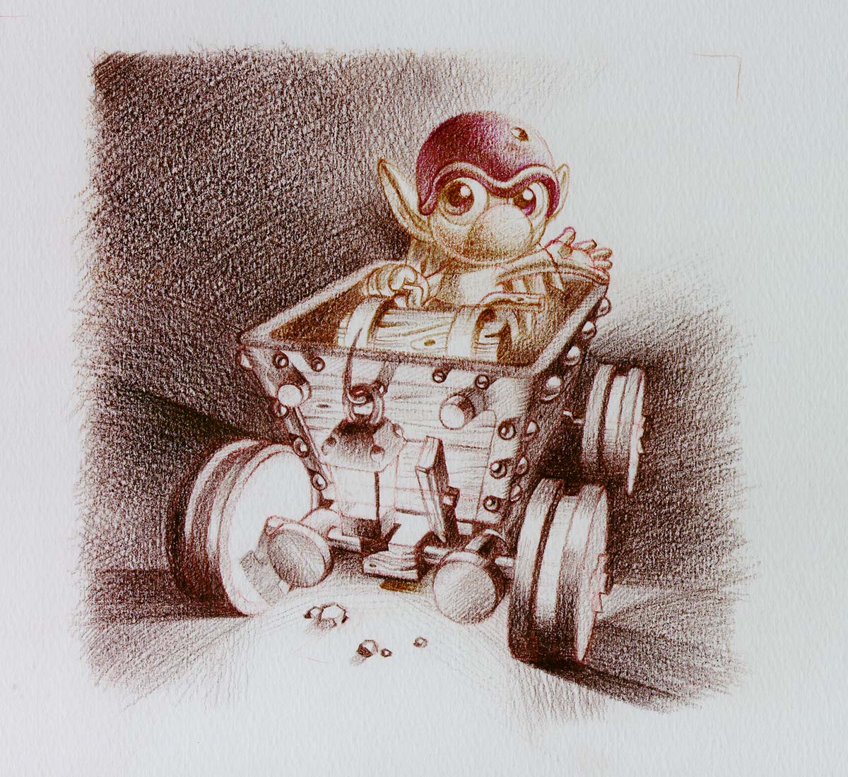 Goblin Sketch from Chocobo Racing