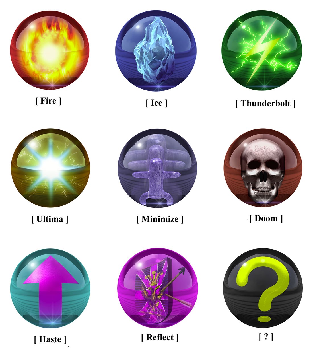 Magic Stones Art from Chocobo Racing