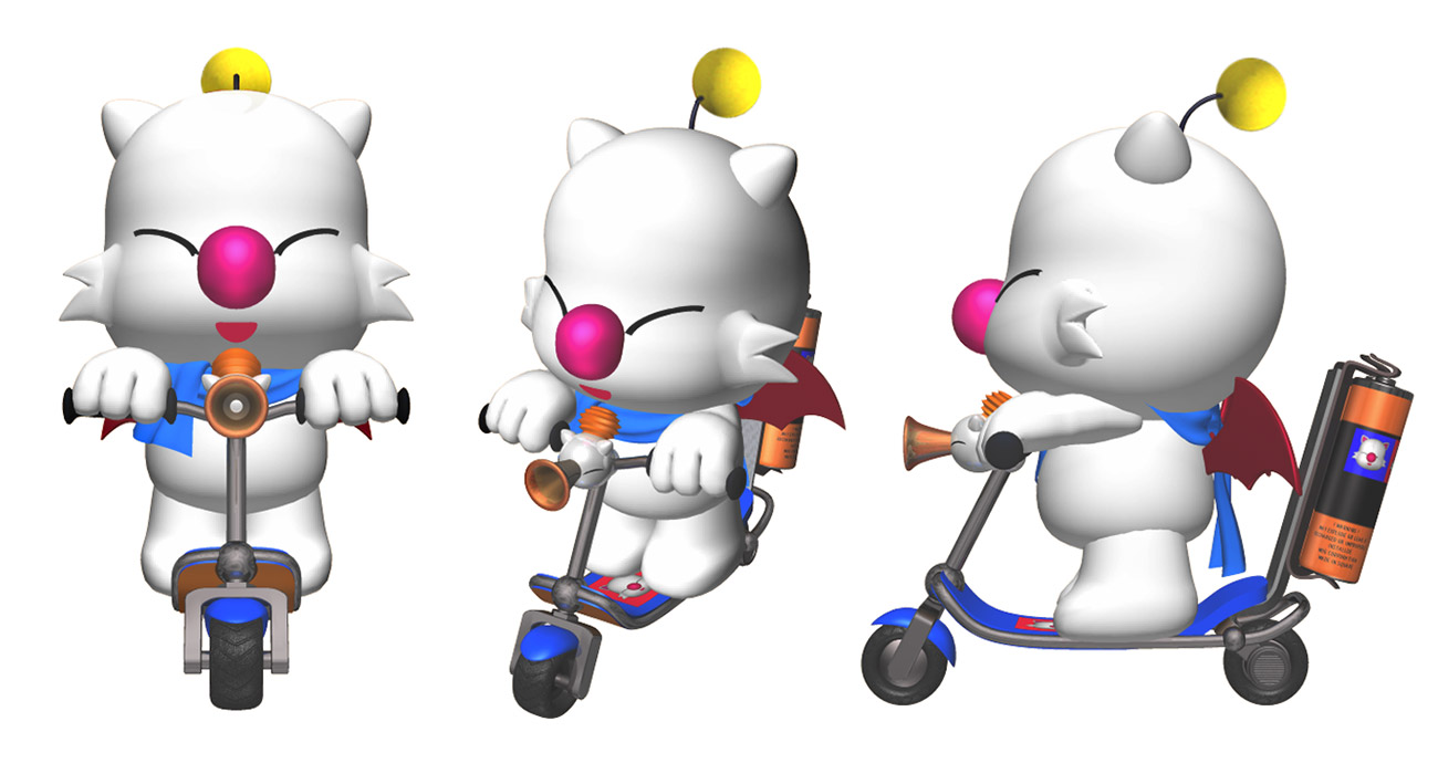 Mog Character Model Art from Chocobo Racing