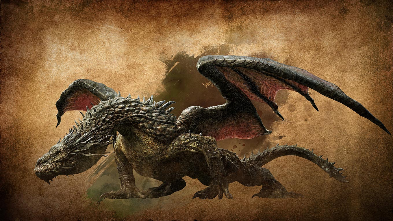 Drake Art from Dragon's Dogma 2