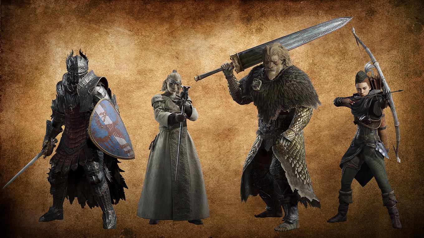 Party Members Art from Dragon's Dogma 2