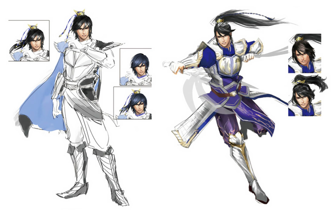Cao Xiu Concept Art from Dynasty Warriors 9